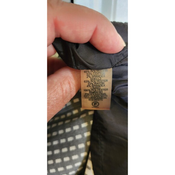 Calvin Klein Black and White Midi Dress - Picture 7 of 8